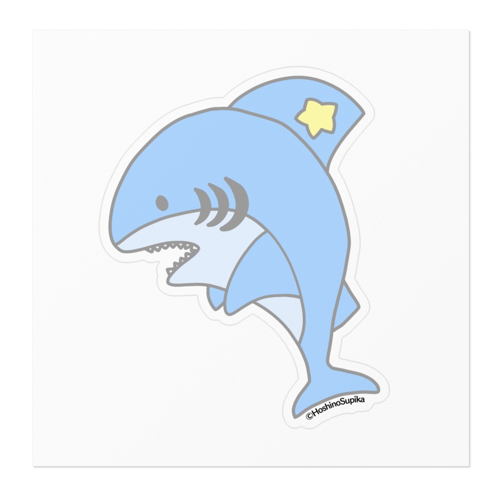 【常設グッズ】ぷにざめステッカー