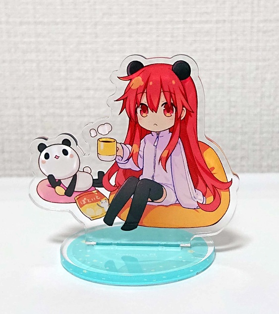 コーヒーしゃけことパンダのアクスタ (70mm)