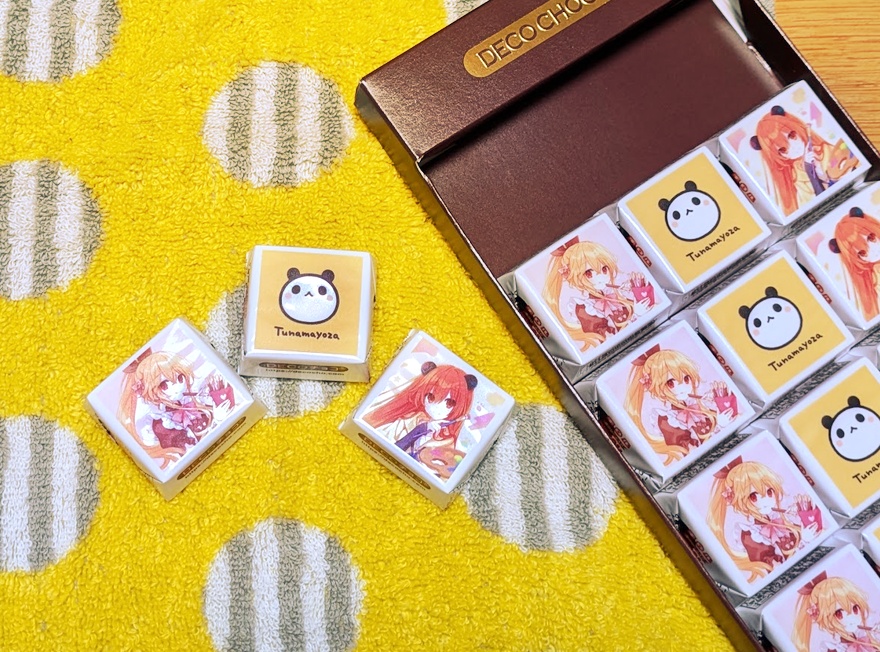 つなまよざのDECOチョコ