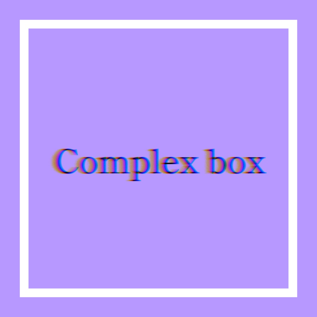 Complex box