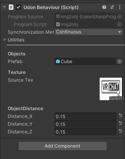 【VRChat】無料配布 画像→オブジェクトマッピング