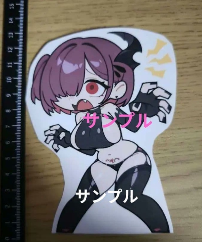 同人ステッカー(防水UVカット屋外仕様) 強吸着 NIKKE