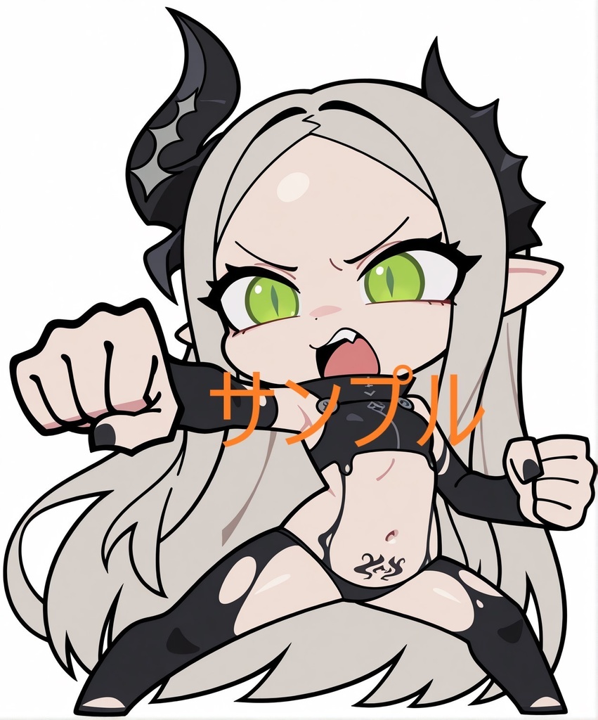 同人ステッカー(防水UVカット屋外仕様) 強吸着 NIKKE