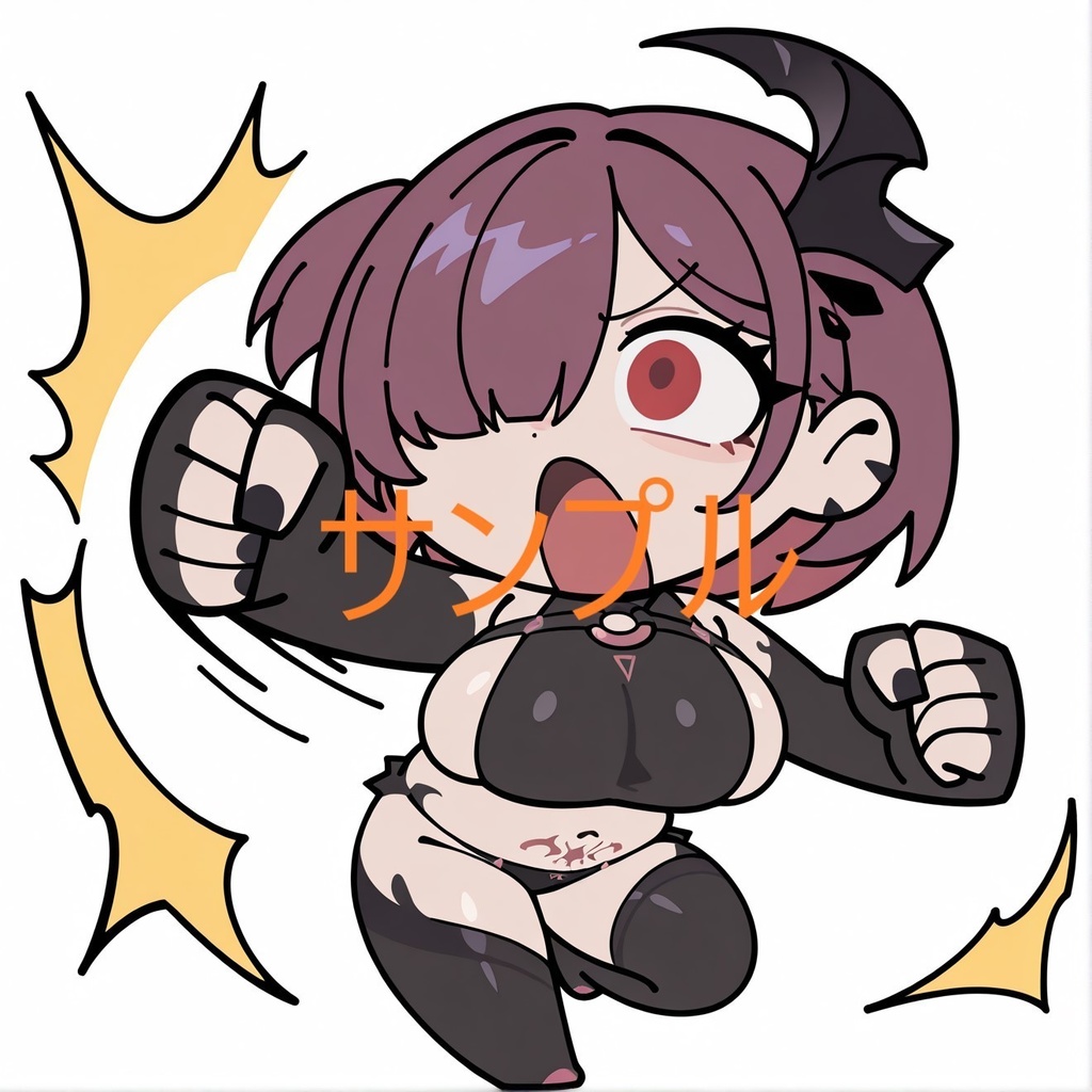 同人ステッカー(防水UVカット屋外仕様) 強吸着 NIKKE