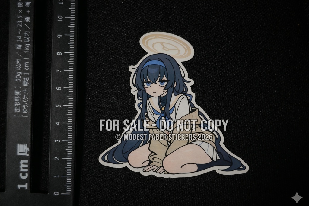 同人 古関ウイ ブルーアーカイブ 屋外対応ステッカー