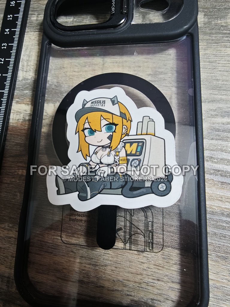 マクスウェル 同人ステッカー(防水UVカット屋外仕様) スマホ・屋外対応ステッカー NIKKE