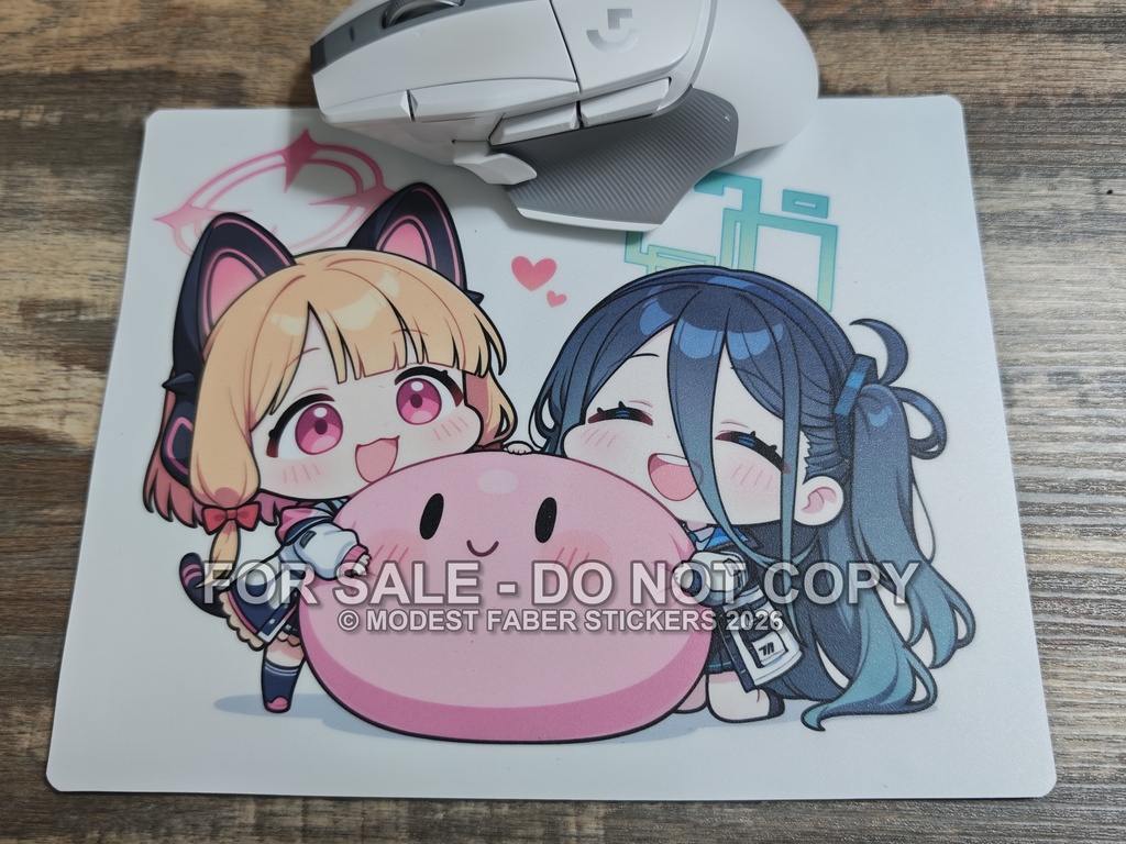 ブルーアーカイブ モモイ&アリス B5マウスパッド 同人グッズ