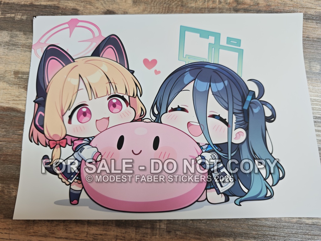 ブルーアーカイブ モモイ&アリス B5マウスパッド 同人グッズ