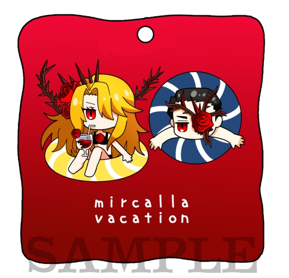 ミルカラ水面アクキー