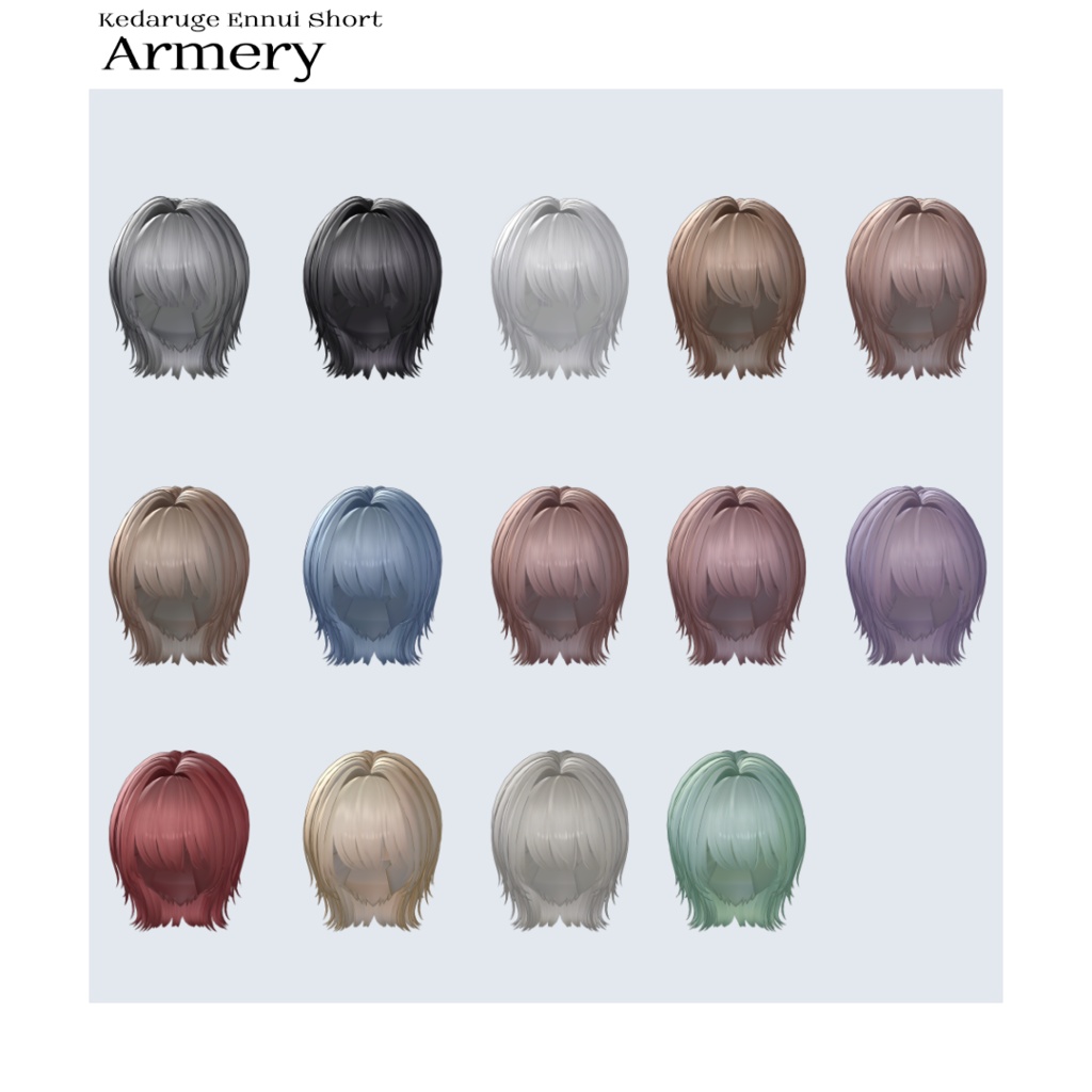 Unisex 13Avatars 気まぐれアンニュイショート