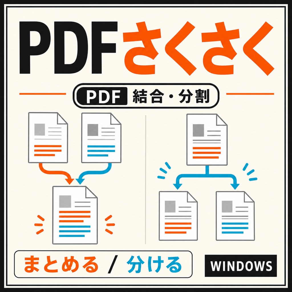 PDFさくさく — PDF結合・分割ツール