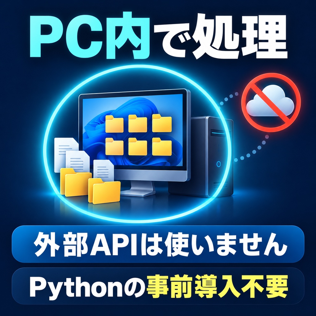 フォルダ整理くん v1.0.0|プレビューしてから仕分け・再起動後も元に戻せる【Windows】