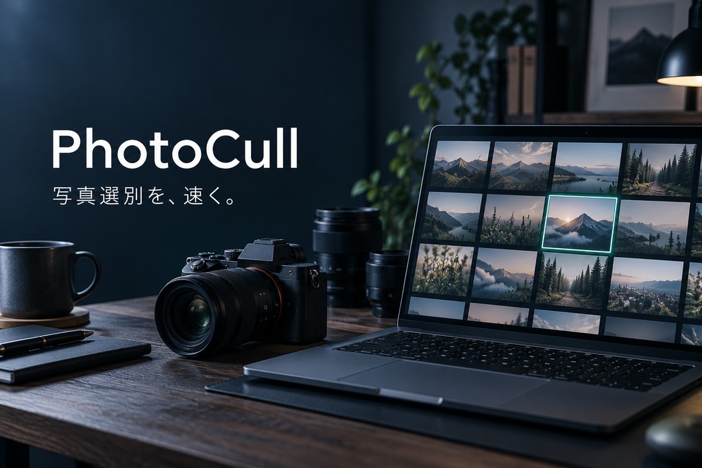 PhotoCull｜写真カリング・連写ベストショット選別【Windows】
