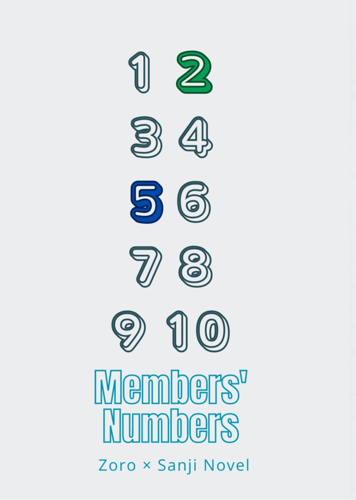 Members’ Numbers + 豆本IGNITEセット