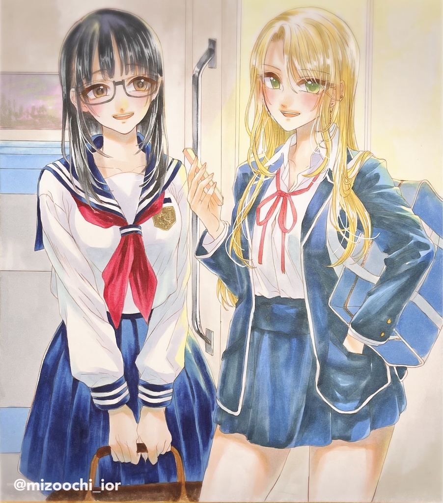 【y.ando11111様】学校帰り、いつものふたりいつもの電車