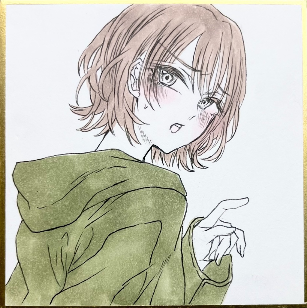 豆色紙 ツンデレ彼女 オリジナル