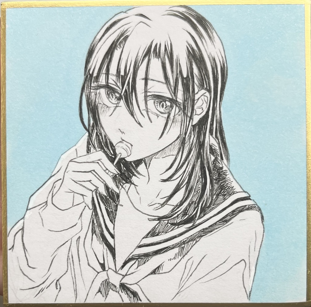 豆色紙 クール系JK オリジナル