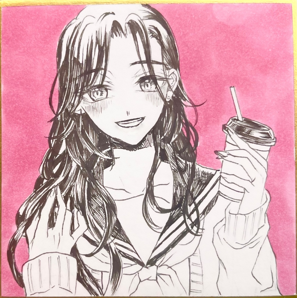 豆色紙 綺麗系の先輩 オリジナル