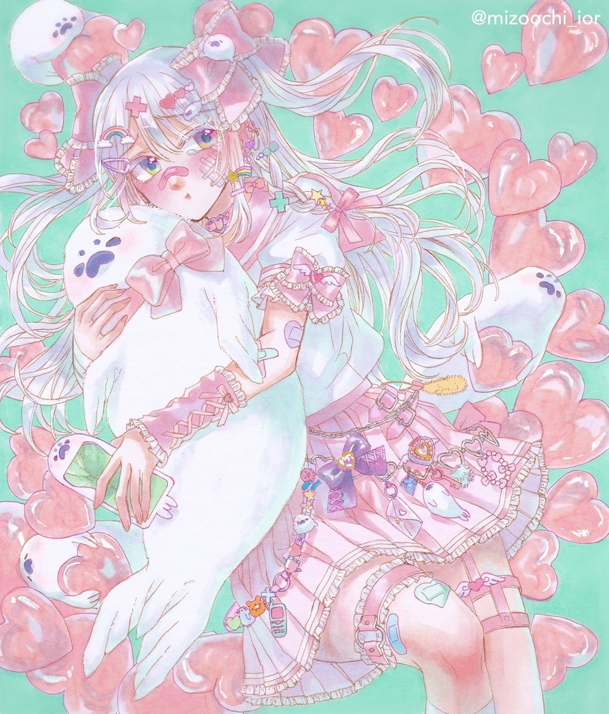 メンヘラアザラシ 色紙