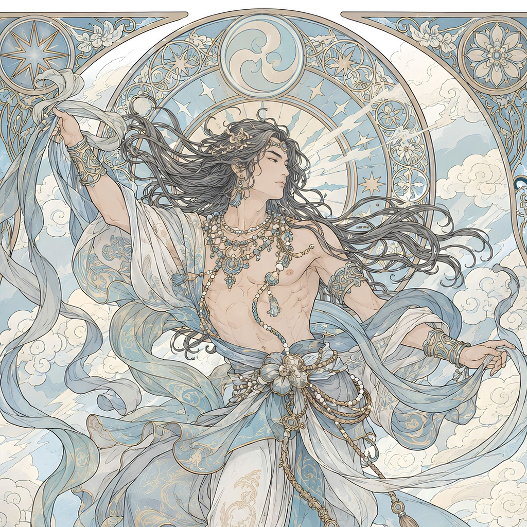 【購入特典付き】風神 A4クリアファイル|Japanese Sacred Art Collection