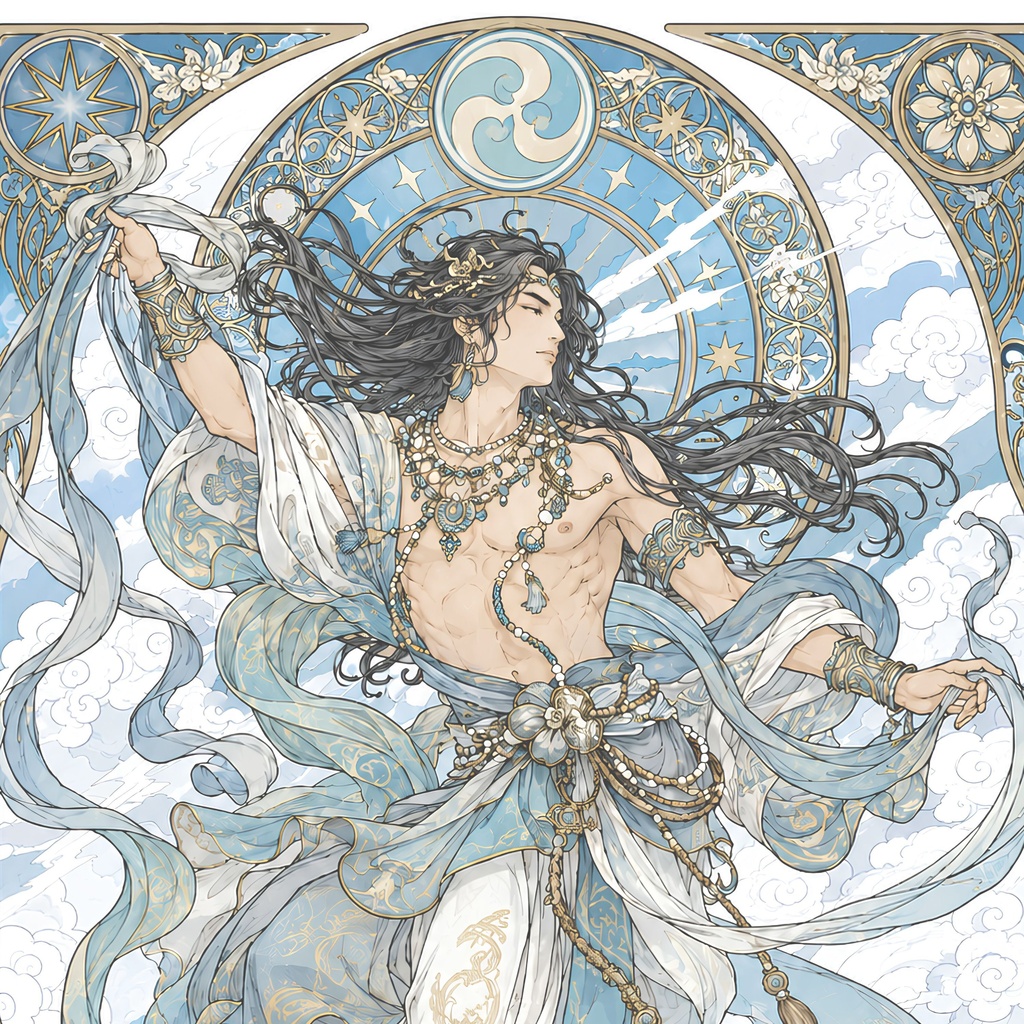 【購入特典付き】風神 A4クリアファイル|Japanese Sacred Art Collection