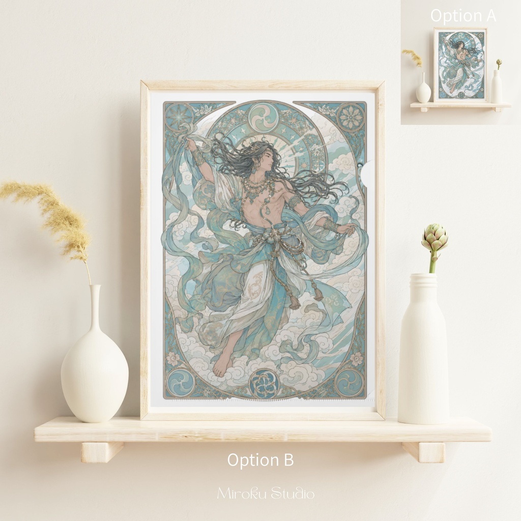 【購入特典付き】風神 A4クリアファイル|Japanese Sacred Art Collection