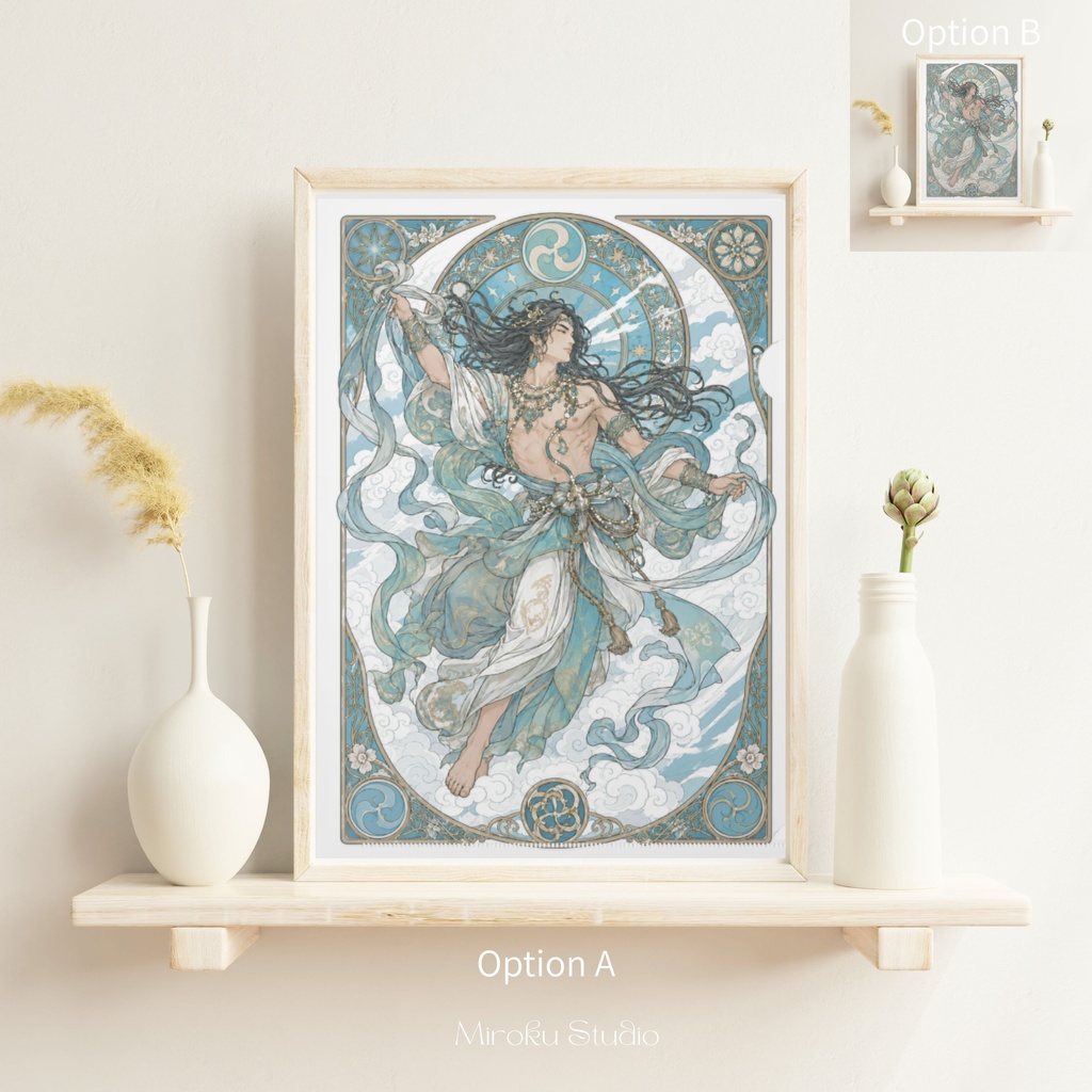 【購入特典付き】風神 A4クリアファイル|Japanese Sacred Art Collection