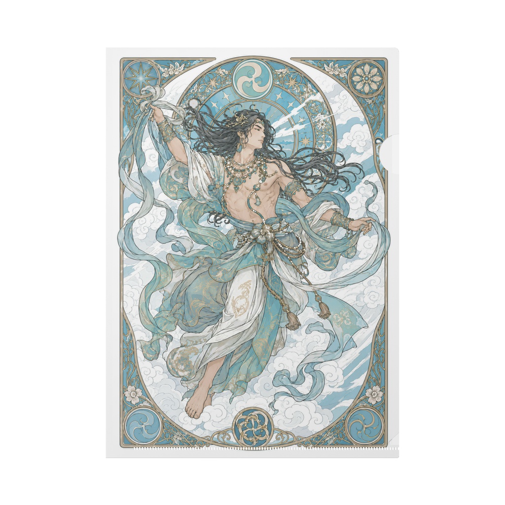 【購入特典付き】風神 A4クリアファイル|Japanese Sacred Art Collection