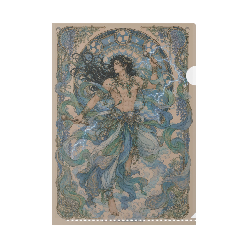 【購入特典付き】雷神 A4クリアファイル|Japanese Sacred Art Collection