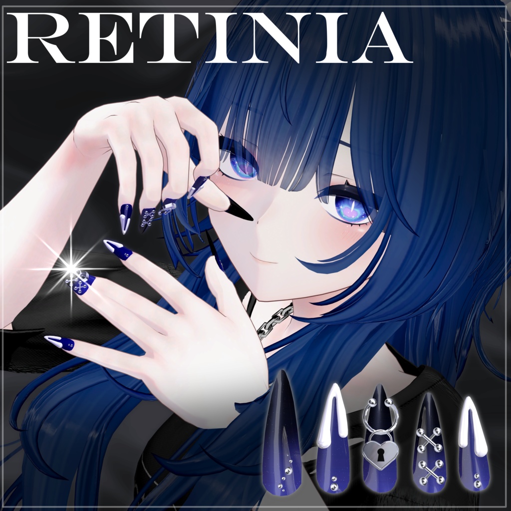 Melty Lock nail【6アバター対応】