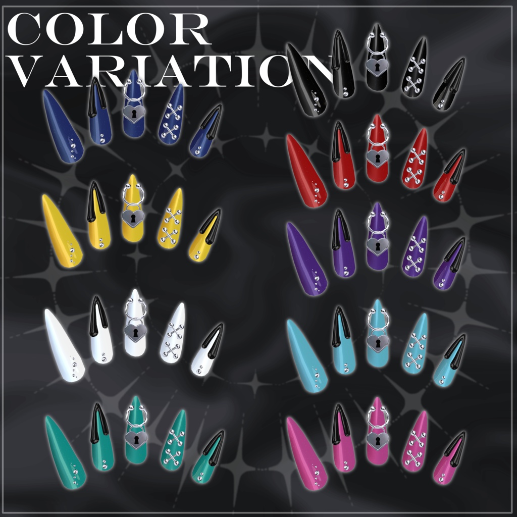 Melty Lock nail【6アバター対応】