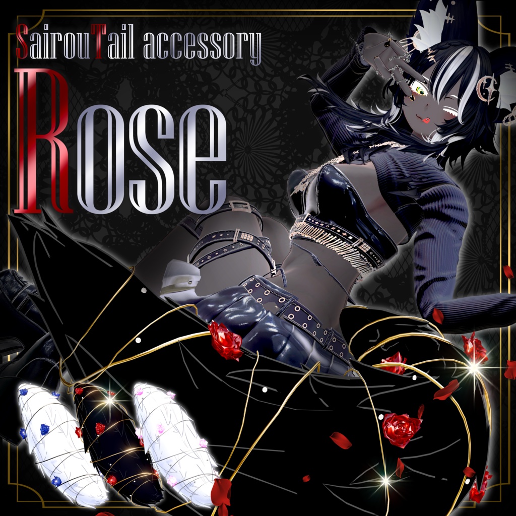 ✠Sairou Tail accessory Rose✠