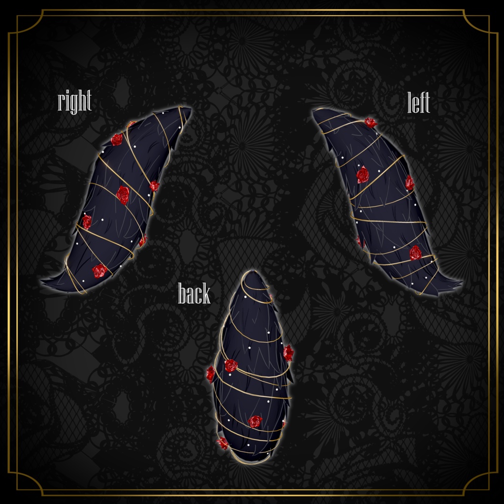 ✠Sairou Tail accessory Rose✠