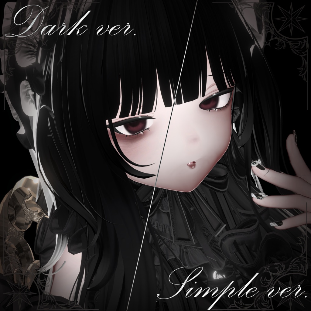 【ムムス MUMUS専用】MUMUS goth make&eye texture