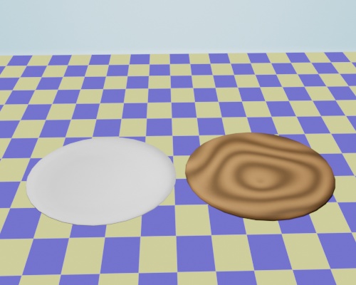 3Dモデル　大皿