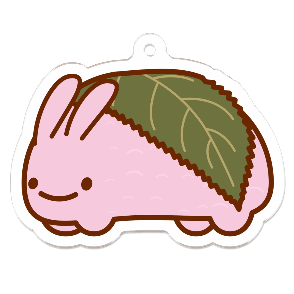 さくらうさうさのアクリルキーホルダー