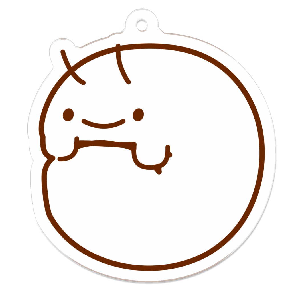 からっぽだんだんのアクリルキーホルダー