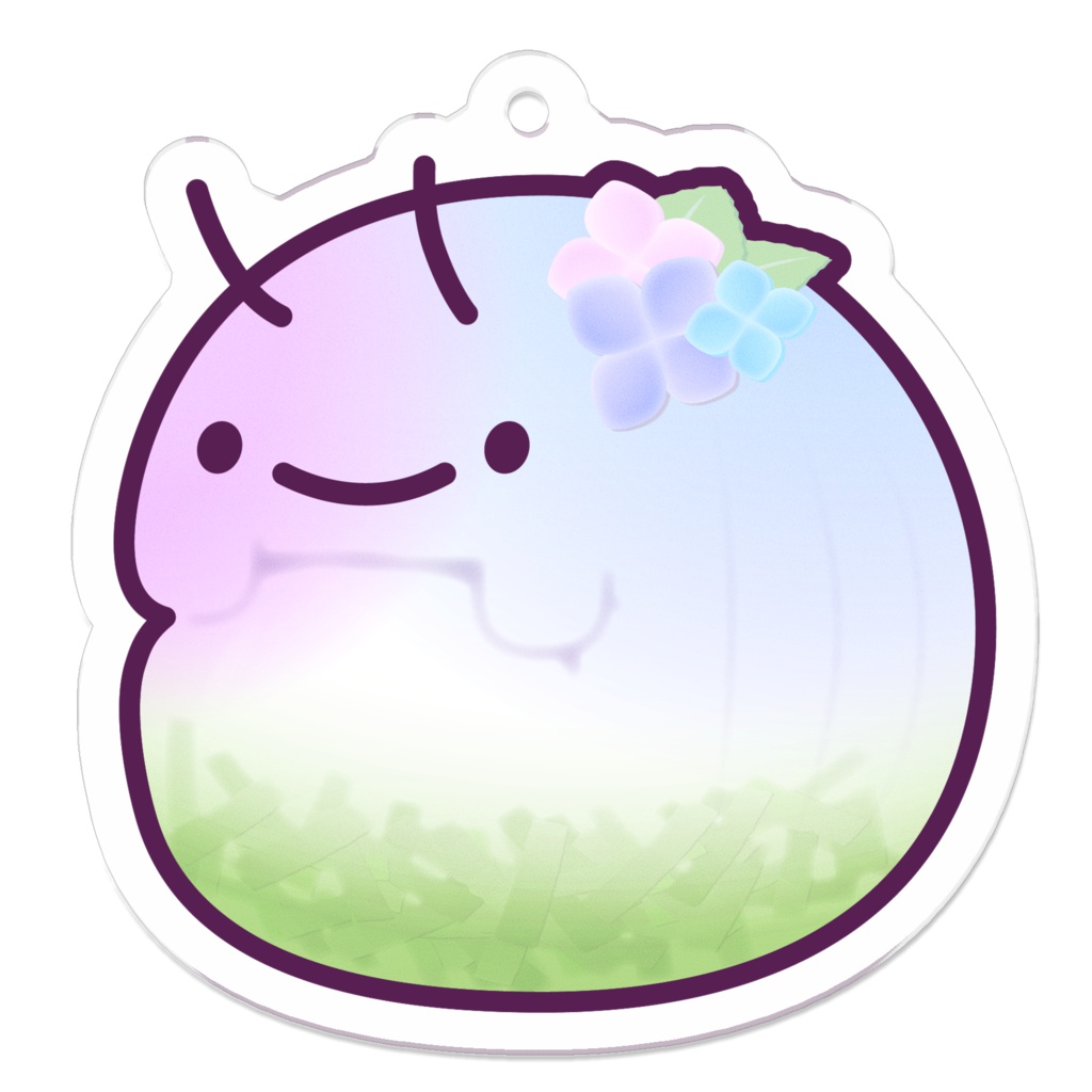ねりきりだんだんのアクリルキーホルダー
