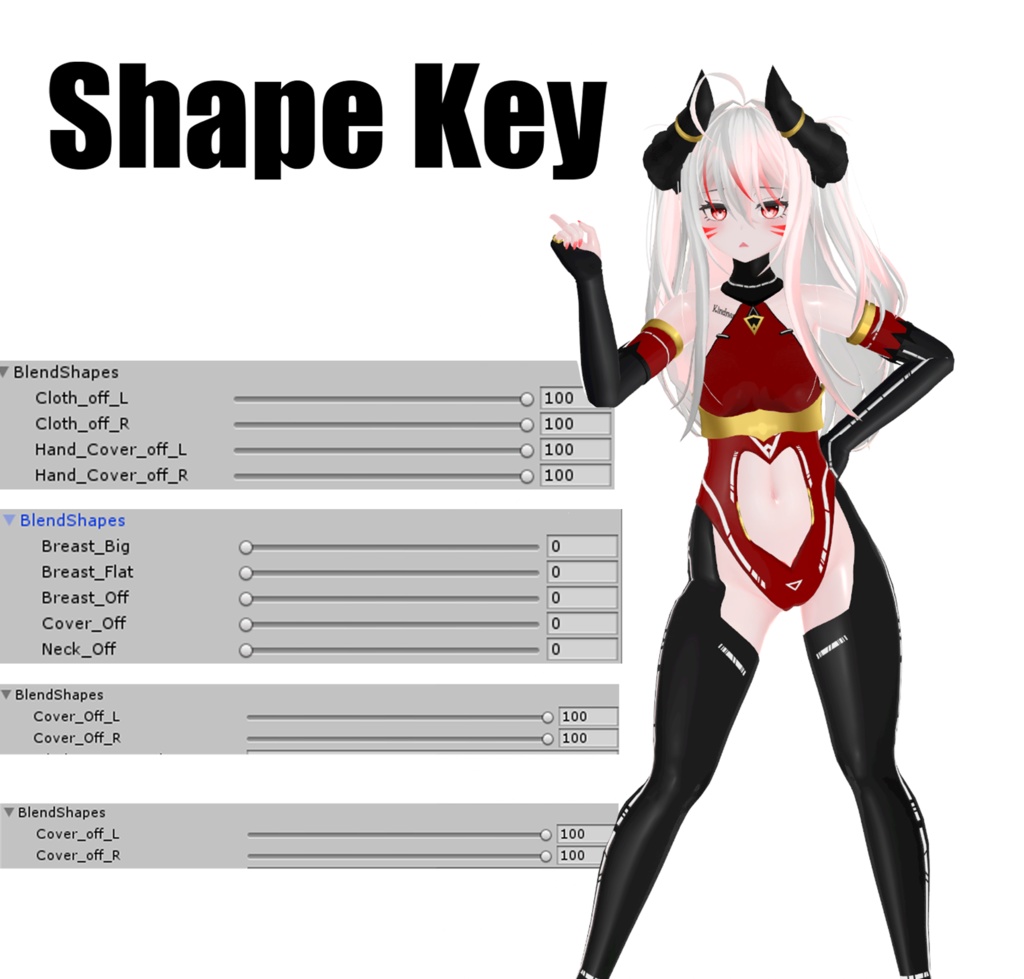 【イヨ用】Eyo_Reversal_Cloth_1.10(Unity.2019)