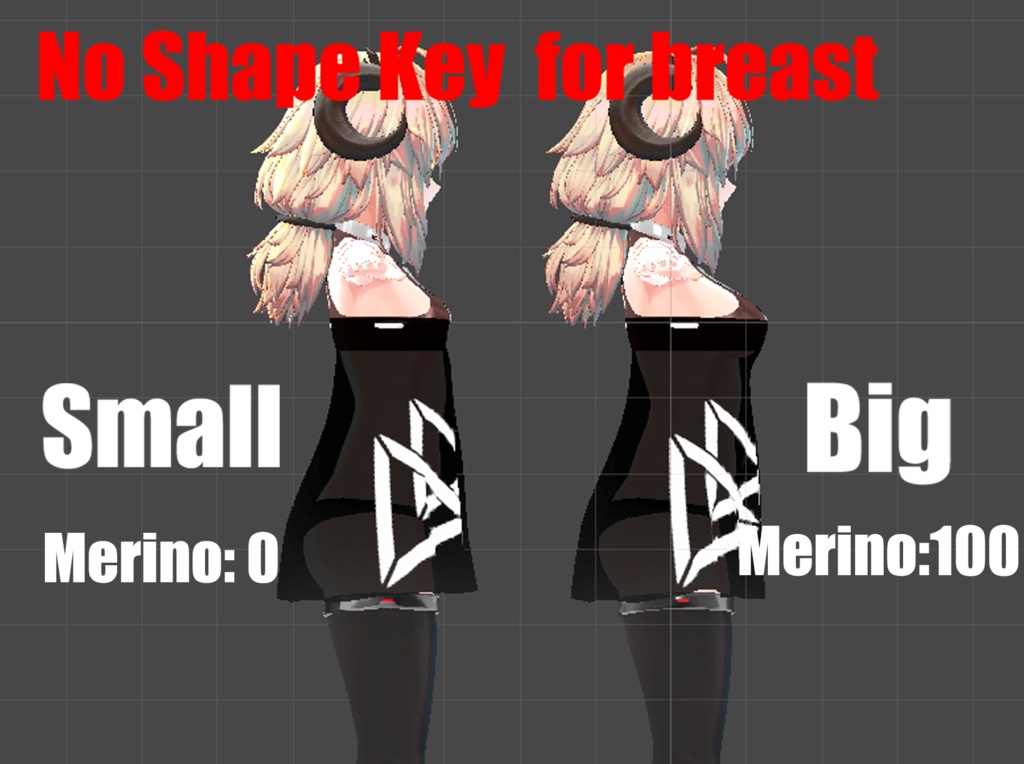 【メリノ用】Merino_Custom_Cloth_1.01(Unity.2019)