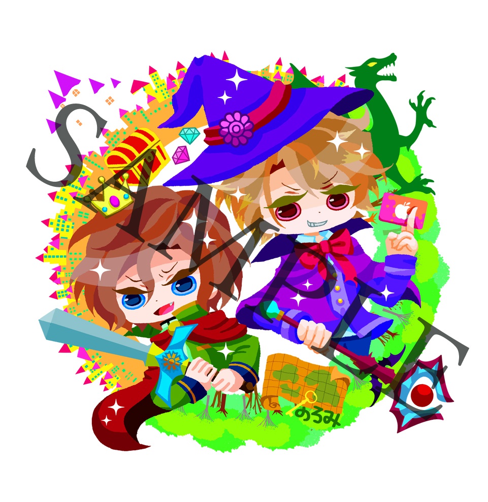 【A3!】万里と至のRPGウッドキーホルダー