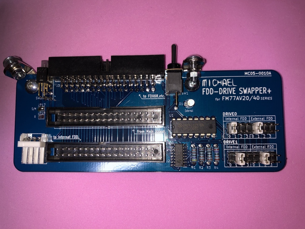 FM77AV20/40シリーズ用FDD-DRIVE SWAPPER+