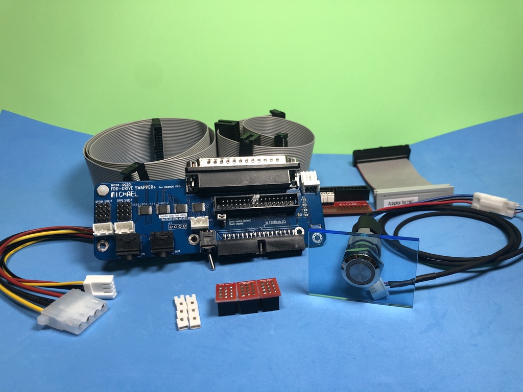 X68000 横置型(PROシリーズ)用 FDD-DRIVE SWAPPER+