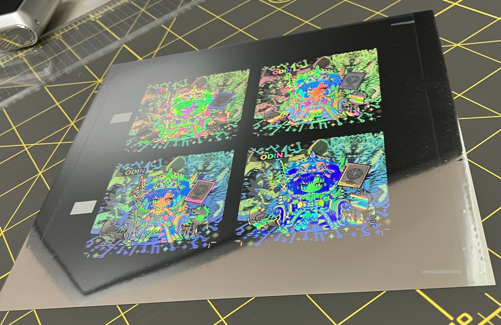 【ガチホロ】オーディン3枚セット(裏書3種)おまけ4個つき C53 世紀末マン3章2弾