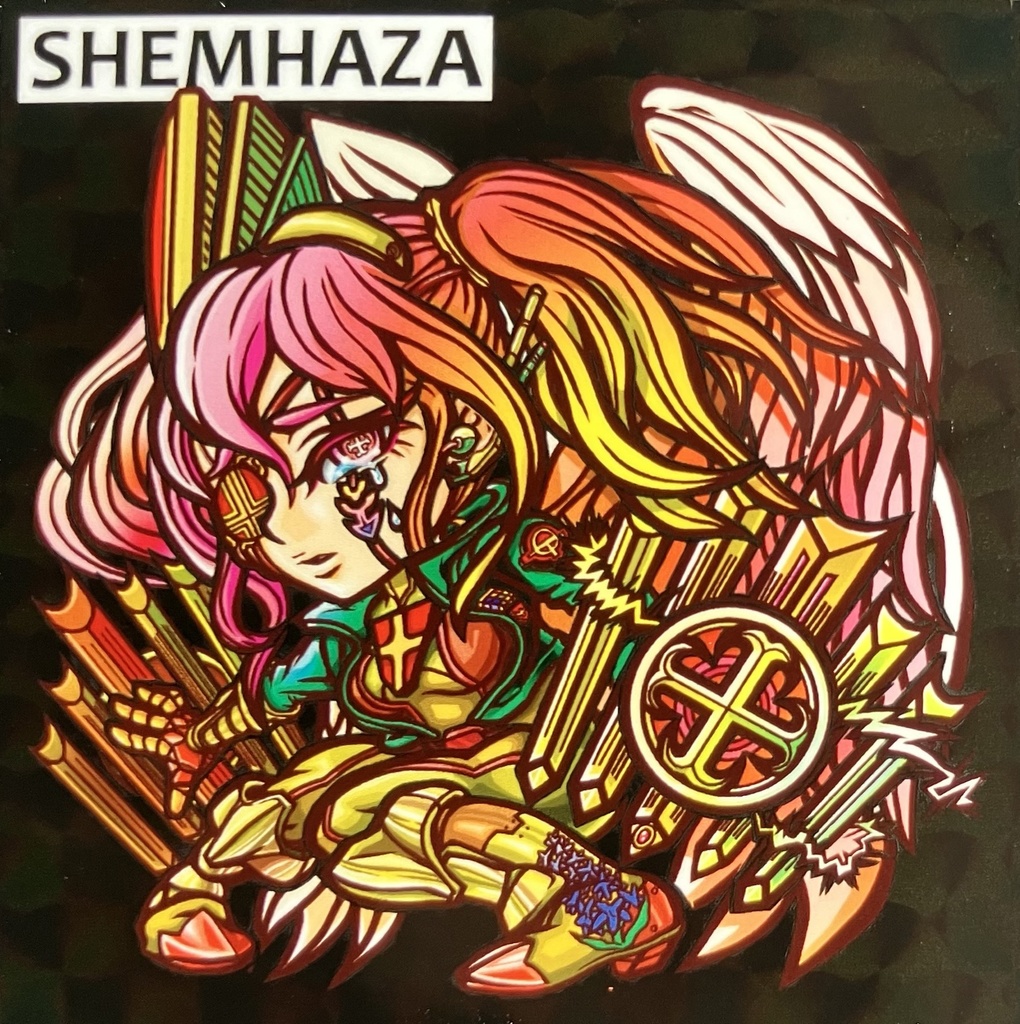 【ファウロスの封印・mixtureさんイラスト】扇プリズム版シール9種セット【シール2種カード2種おまけ】