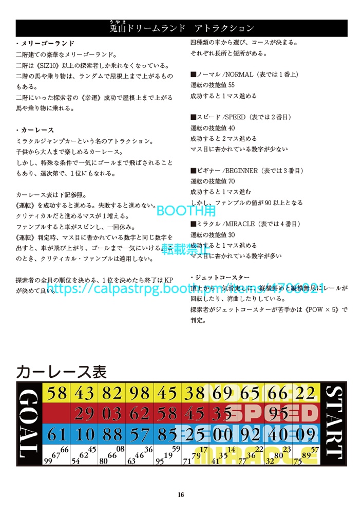 クトゥルフ神話TRPG「Losers Don't Need An Encore」電子版 SPLL:E119468