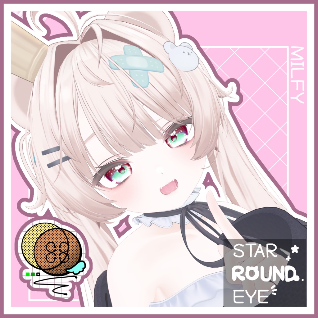 【12アバター対応】☆STAR ROUND EYE☆