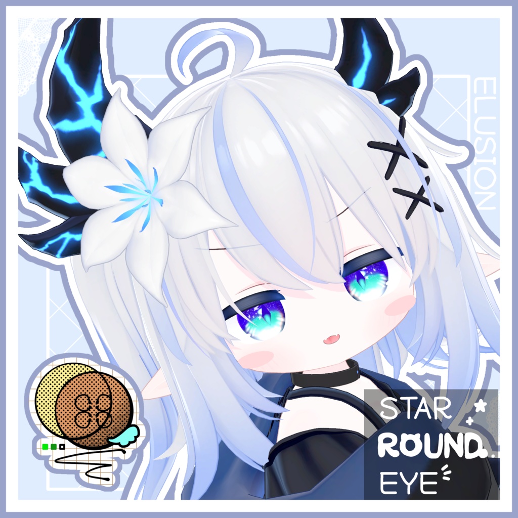 【12アバター対応】☆STAR ROUND EYE☆