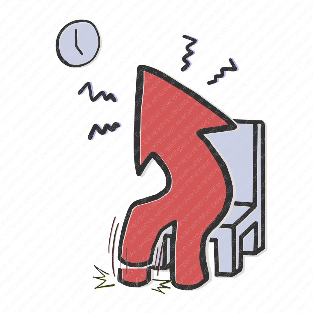 限界貧乏ゆすり待機矢印_Expressve Arrows