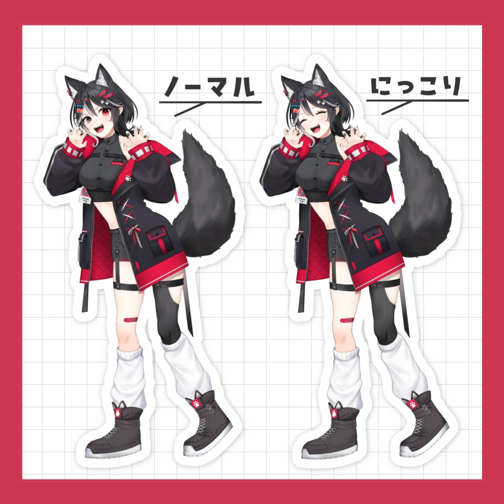 【新ビジュアル記念グッズ】スマホステッカー-通常衣装-